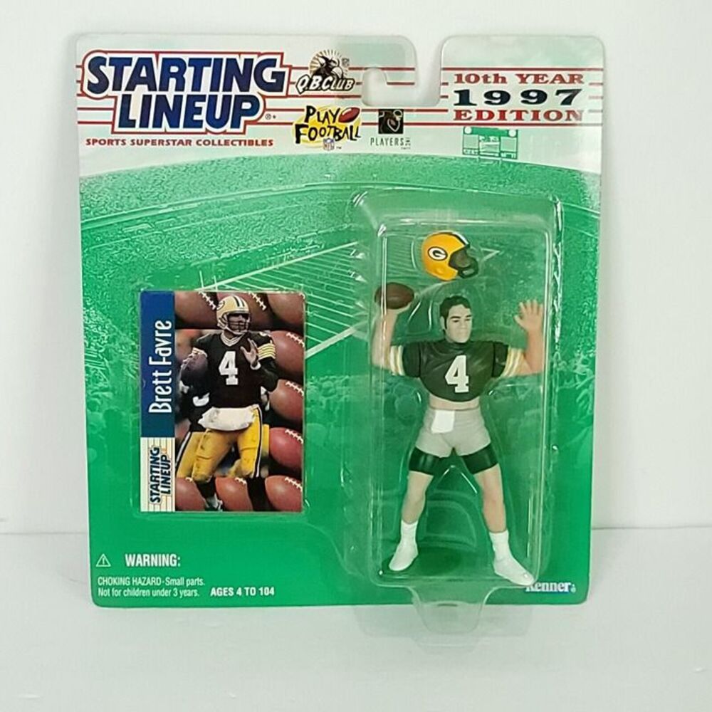 1997 NFL Starting Lineup Football Action Figure SLU Brett Favre Packers NEW